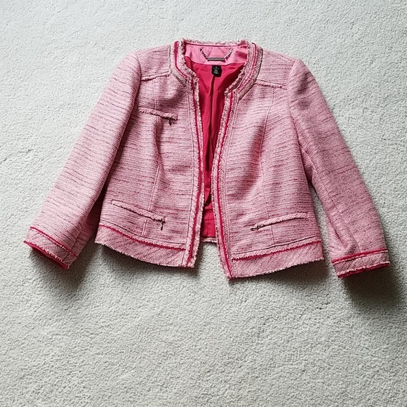 White House Black Market Jackets & Blazers - WHBM pink jacket